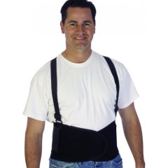 Back Support W/Adjustable
Suspenders L