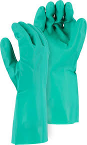 PREMIUM GREEN NITRILE,
UNLINED, 15 MIL, DIAMOND
EMBOSSED GRIP SIZE 8/M 
SOLD BY PAIR