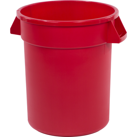 Bronco™ Round Waste Bin Food Container 20 Gallon - RED