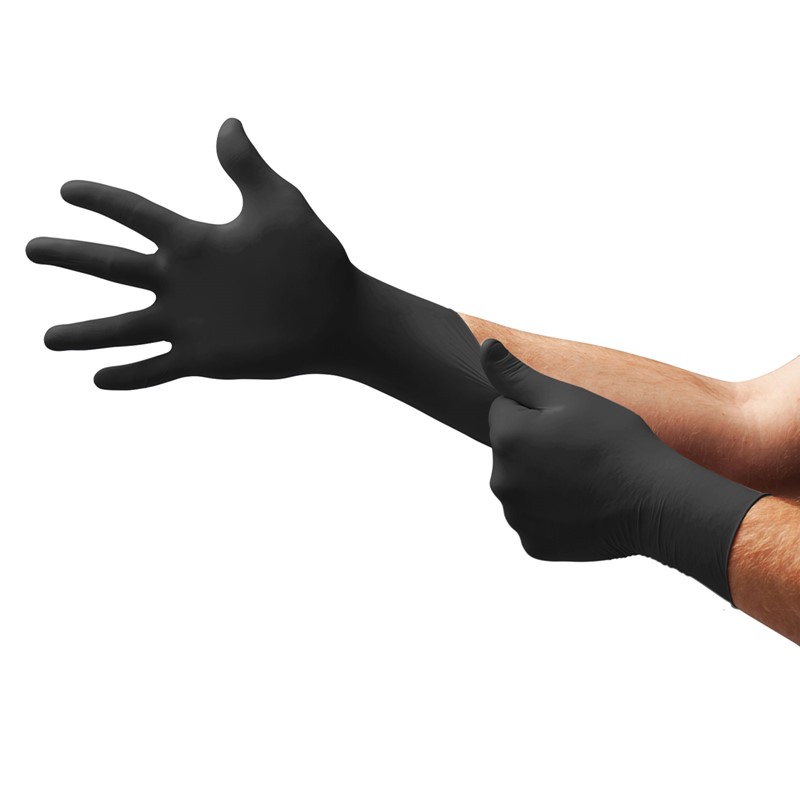 Nitrile, PF Black Exam Glove,
5 Mil, (L) 100/BX, 10BX/CS