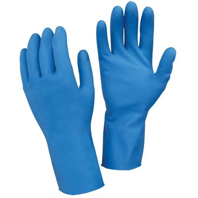 Blue Unsupported Nitrile Ambidextrous Glove, Diamond