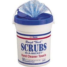 SCRUBS-IN-A-BUCKET HANDCLEANER 72/PAIL 6PAL/CS