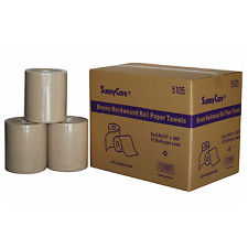 8x600 12 Rolls/case
Hardwound Roll Paper
Towels-Natural ..
