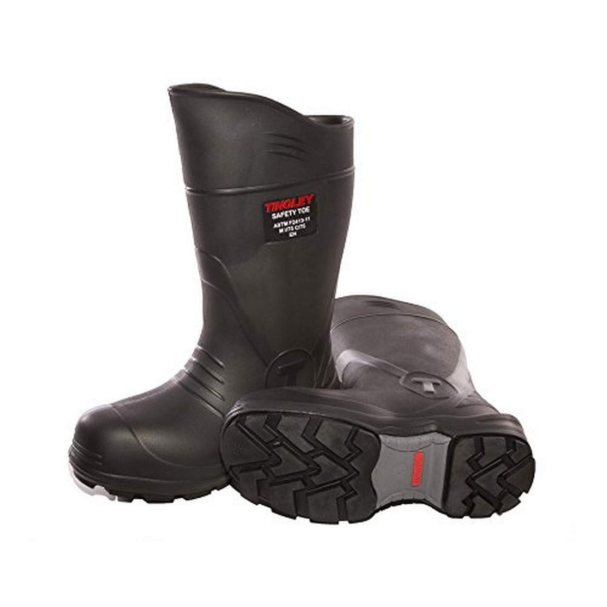Flite composite safety-toe
boot Black/Black Size 12