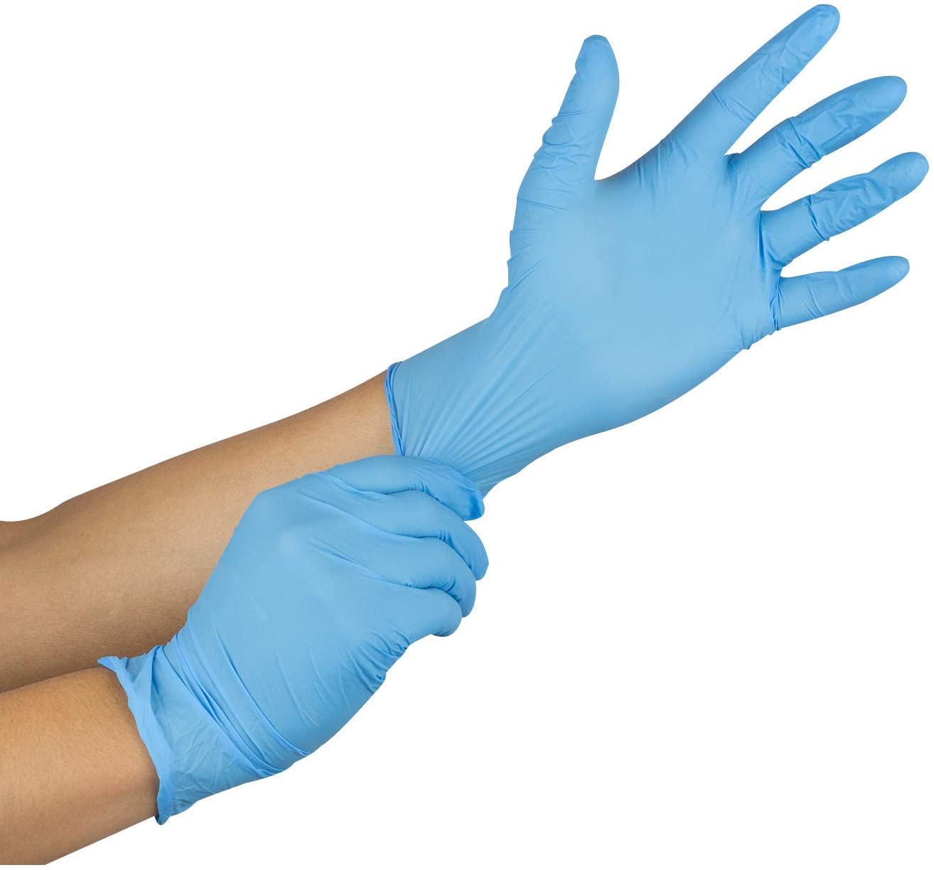 Nitrile, PF Blue Food Grade
Glove, Textured, 5 Mil, (L)
100/BX, 10BX/CA 