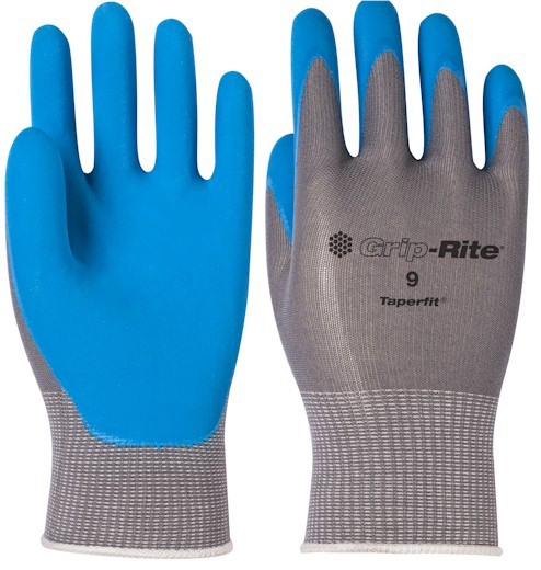 Banom Grip-Rite 8005 Glove
Liner - Lightweight Gray
Nitrile Palm Coating on White
Seamless Knit - Sanifresh
(9)