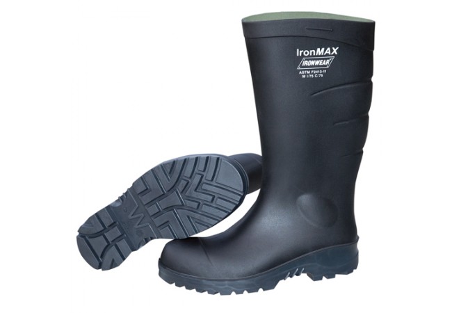 IronMAX Black Composite Toe Cap Boot SIZE 5