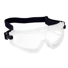 DUST/SPLASH GOGGLES WITH CLEAR FRAME, CLEAR LENS