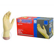 Latex Gloves Powder-Free,
Medium 100/BX 10 boxes/case