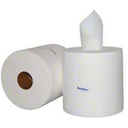 Center Pull Towels, White Two-ply,600 Sheets/Roll 6RL/CS