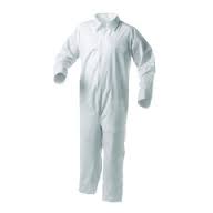 KLEENGUARD A35 COVERALL, MICROPOROUS, SHELL, WHITE,