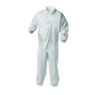 KLEENGUARD A35 COVERALL, MICROPOROUS, ELASTIC WRISTS &amp;