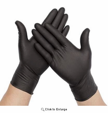 Black Nitrile Powder Free
Exam Gloves 6mil 10/100 per
case (XL)
